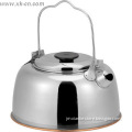 1.0L hot sale stainless steel kettle outdoor camping water kettle